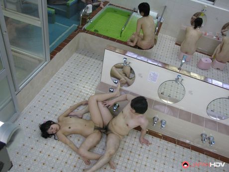 Raven haired babe Asakura Kotomi sucks a dick and gets pounded hard