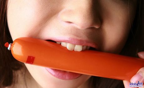 Super hot Japanese babe Misuzu Hiroze toying her hairy pussy with a dildo