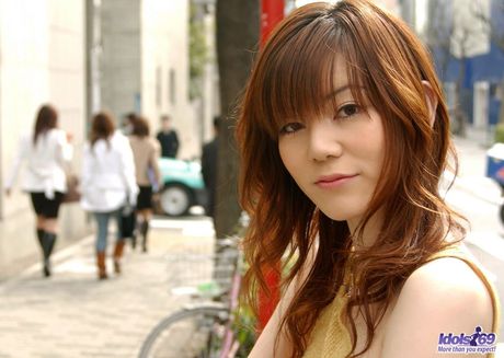 Kurara enjoys the freedon of being nude when she is home alone