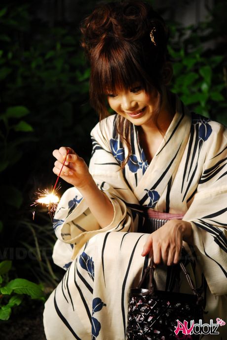 Fantastic Asian teen Anna Watanabe strips and shows her tiny tits and ass