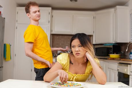 Sexy Asian teen Lulu Chu gets her pussy licked and dicked by Alex Jett